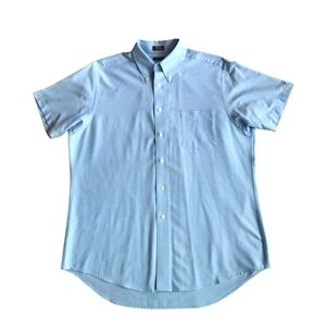 Covington Light Blue Short Sleeve Oxford Button Down Shirt | Size 16 - 16.5
